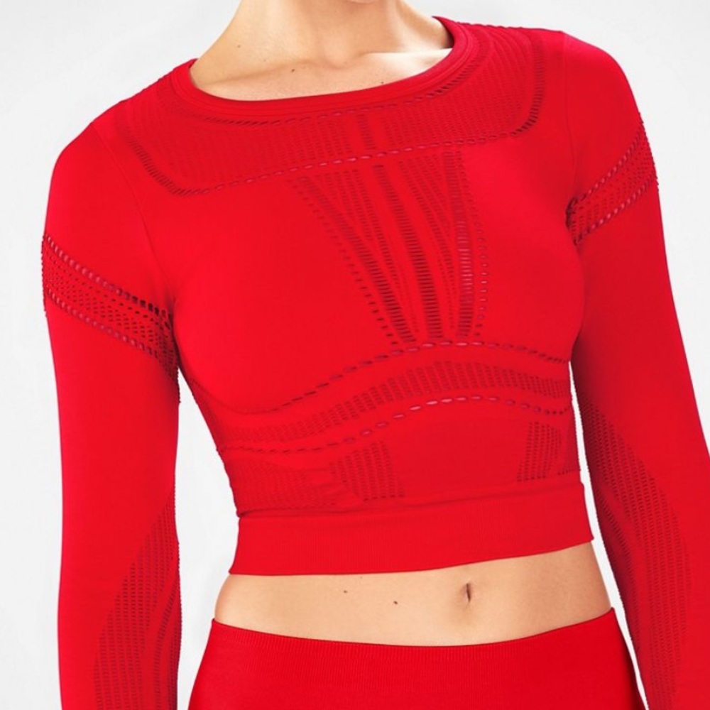 Red Workout Top